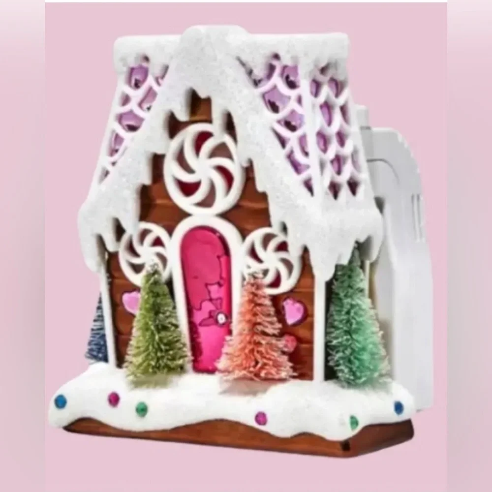 BATH AND BODY WORKS HOLIDAY MAGIC HOUSE PROJECTOR NIGHTLIGHT WALLFLOWER PLUG